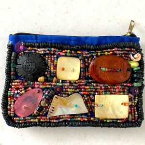 Beaded Boho Style Pouch